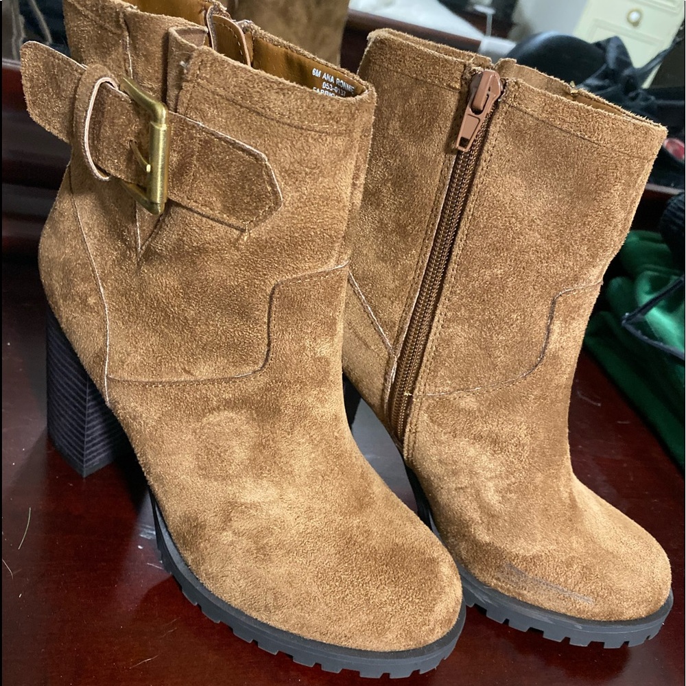 Suede Booties